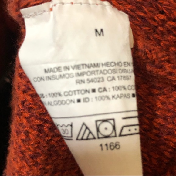⚡️5/$15⚡️ Old Navy | Orange/Burgundy Sweater - Picture 9 of 10